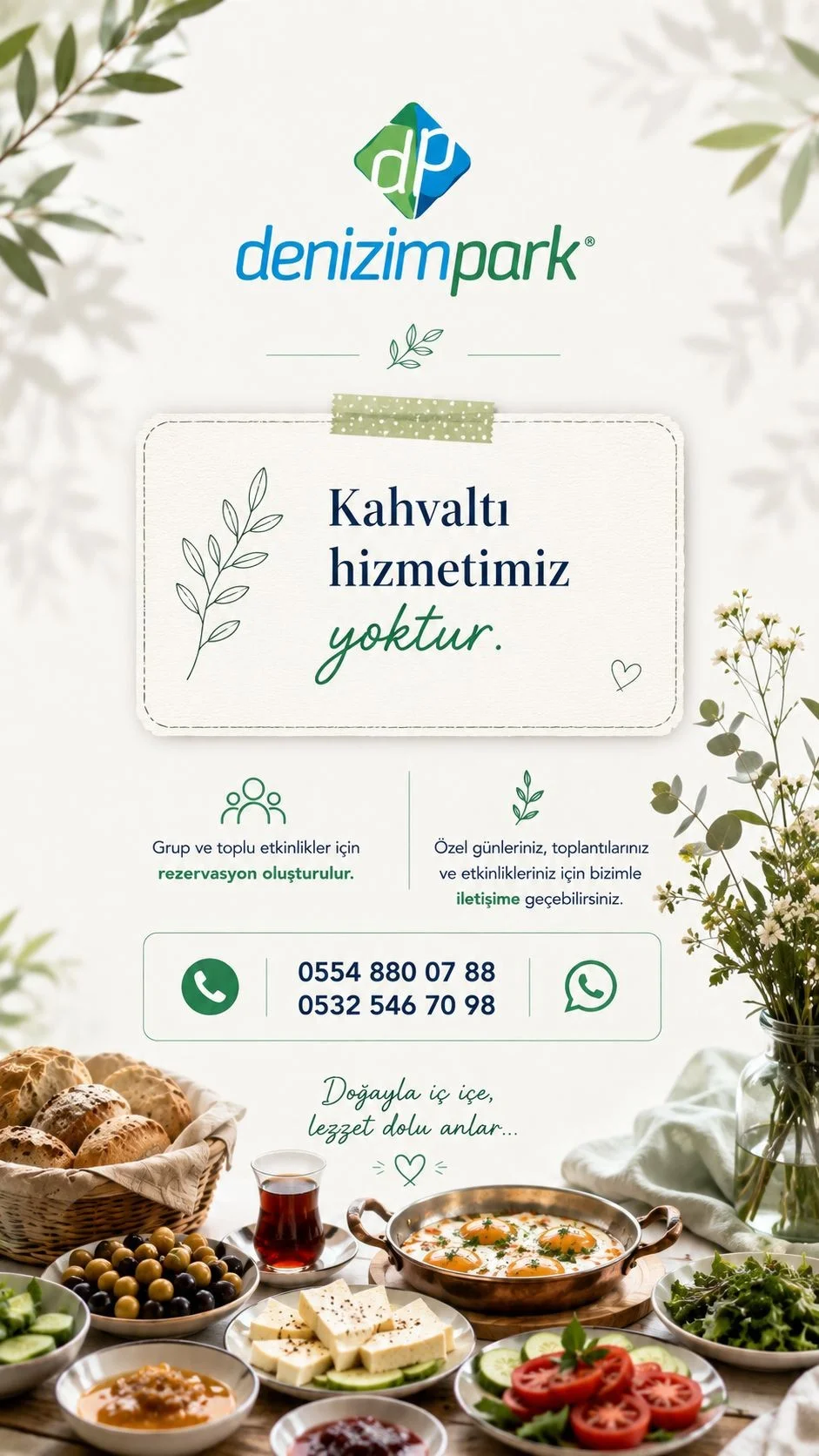 Antalya’nın En Büyük ve En Renkli Pazar Kahvaltısı Denizimpark’ta!